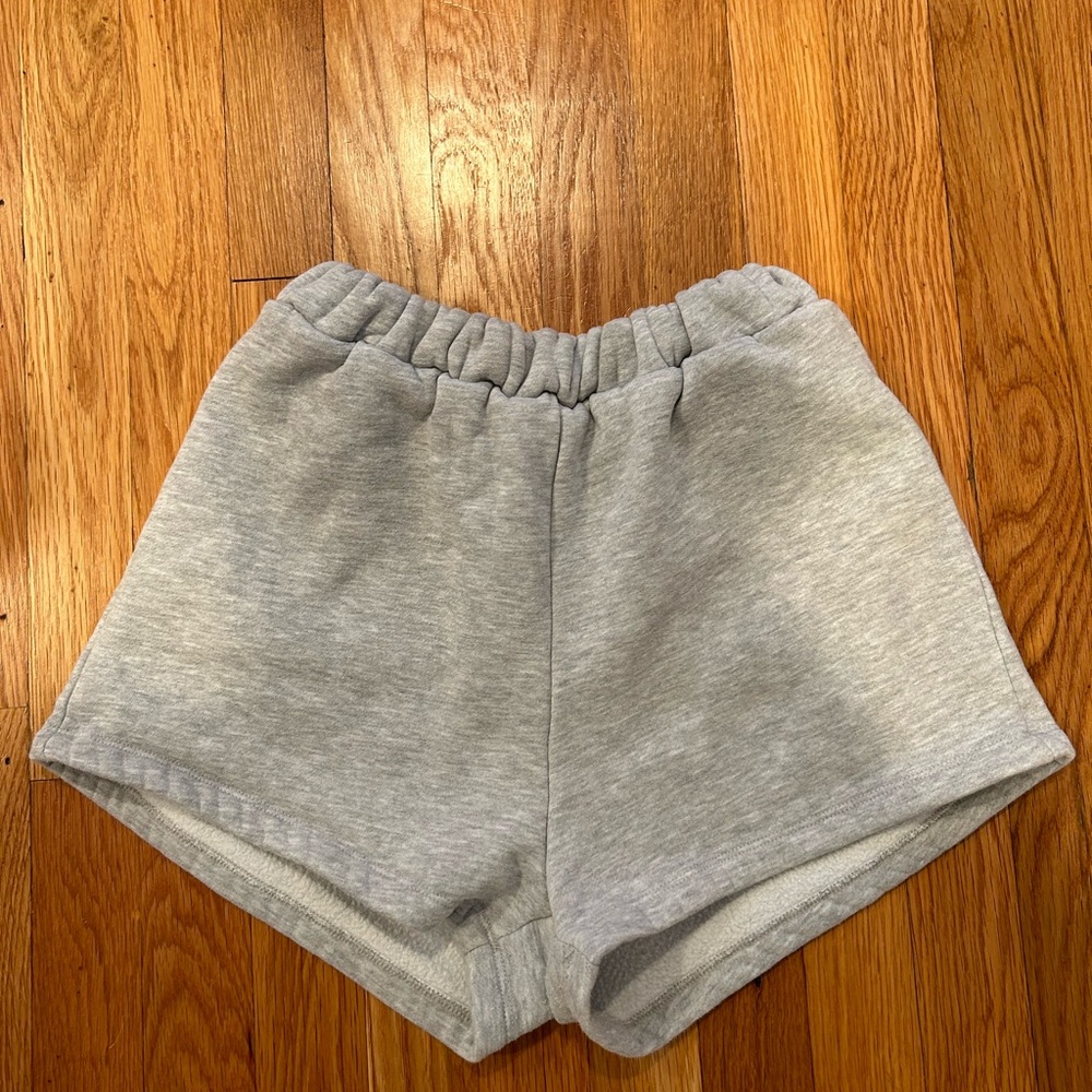 Cozy Gray Sweat Shorts